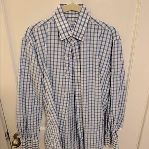 Ledbury slim fit linen/cotton dress shirt